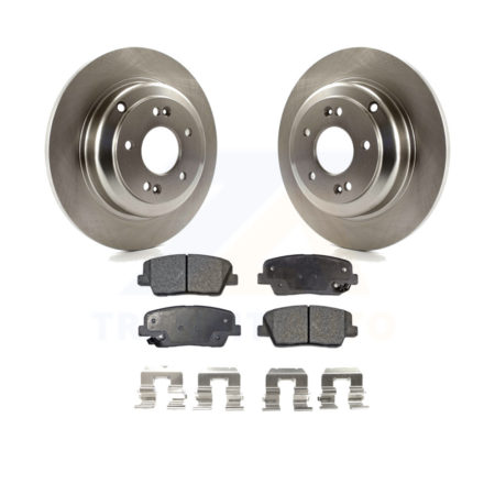 Rear Disc Brake Rotors And Ceramic Pads Kit For Hyundai Genesis Coupe K8T-102033