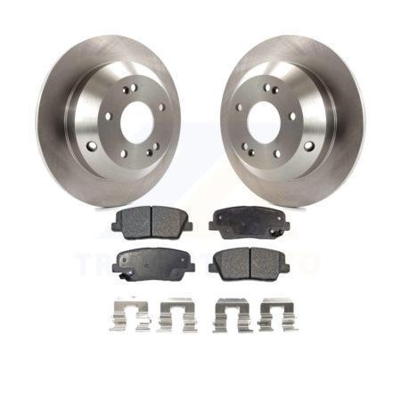 Rear Disc Brake Rotors And Ceramic Pads Kit For Kia Sorento Hyundai Santa Fe Sport XL K8T-102036