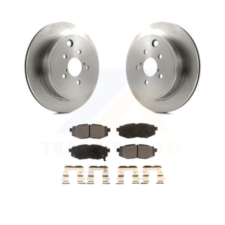 Rear Disc Brake Rotors Ceramic Pad Kit For Subaru Outback Legacy Scion FR-S BRZ Toyota 86 K8T-102038