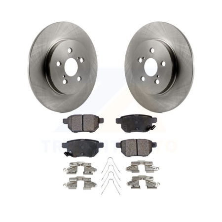 Rear Disc Brake Rotors And Ceramic Pads Kit For Lexus CT200h K8T-102055