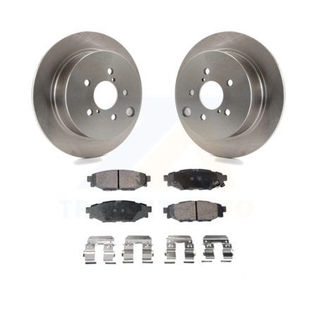 Rear Disc Brake Rotors And Ceramic Pads Kit For Subaru Forester Impreza Crosstrek XV K8T-102066