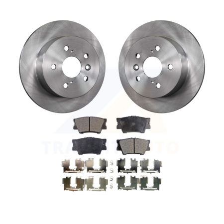 Rear Disc Brake Rotors And Ceramic Pads Kit For Toyota Camry Lexus ES350 Avalon ES300h K8T-102069