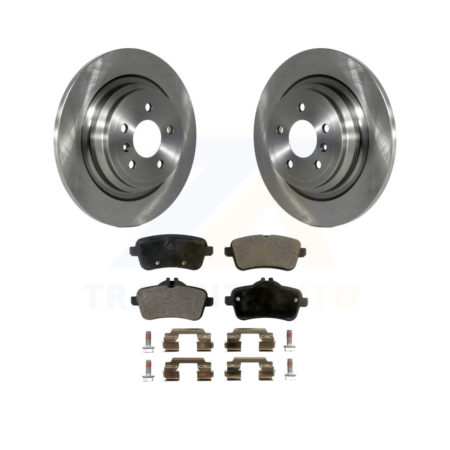 Rear Disc Brake Rotors And Ceramic Pads Kit For Mercedes-Benz ML350 GLE350 ML250 GLE300d K8T-102076