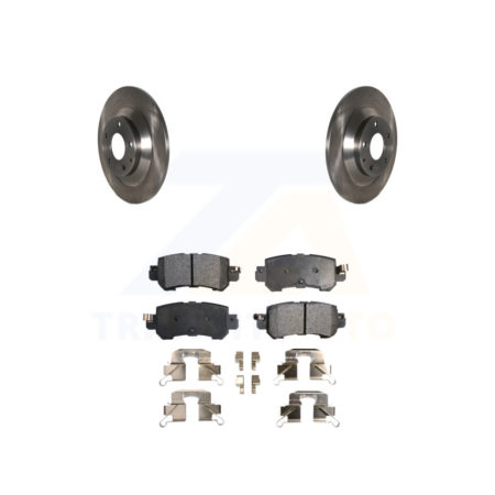 Rear Disc Brake Rotors And Ceramic Pads Kit For Mazda CX-5 K8T-102077