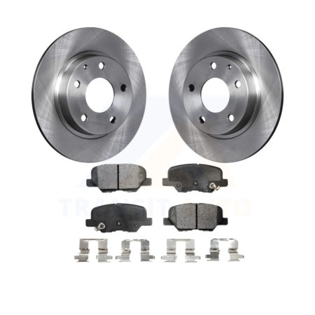 Rear Disc Brake Rotors And Ceramic Pads Kit For Mazda 3 Sport K8T-102094