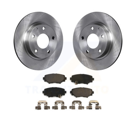 Rear Disc Brake Rotors And Ceramic Pads Kit For Mazda 3 Sport K8T-102095