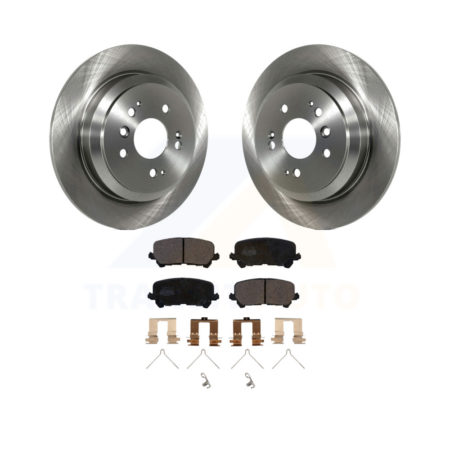 Rear Disc Brake Rotors And Ceramic Pads Kit For Honda Pilot Ridgeline Passport K8T-102101