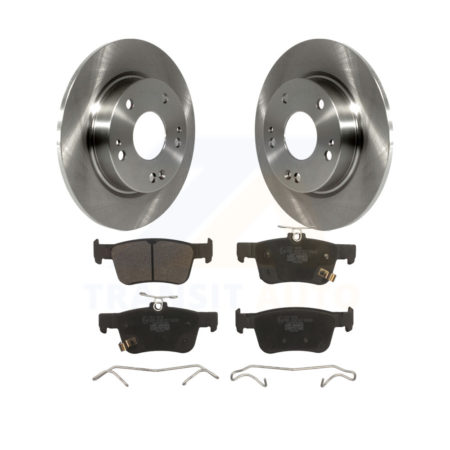 Rear Disc Brake Rotors And Ceramic Pads Kit For Honda Civic K8T-102105