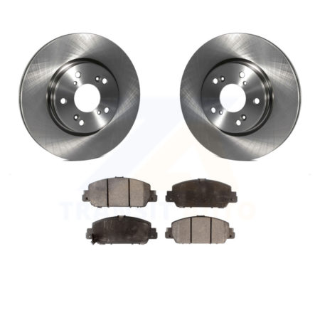 Front Disc Brake Rotors And Ceramic Pads Kit For Honda Accord HR-V K8T-102520