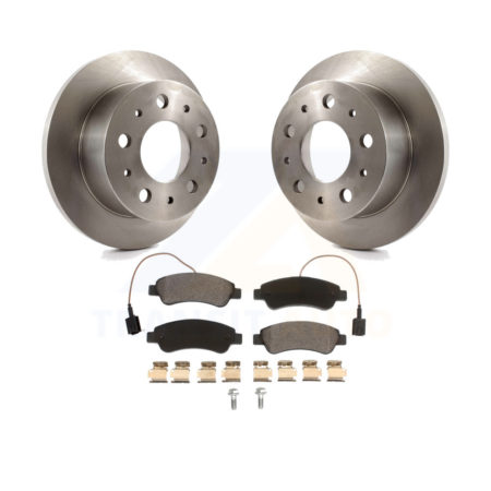 Rear Disc Brake Rotors And Ceramic Pads Kit For Ram ProMaster 1500 2500 3500 K8T-102528