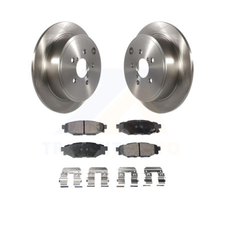 Rear Disc Brake Rotors And Ceramic Pads Kit For Subaru WRX K8T-102529