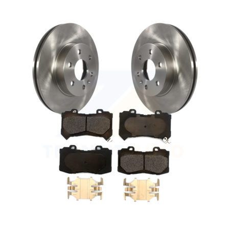 Front Disc Brake Rotors And Ceramic Pads Kit For 2015-2020 Chevrolet Colorado GMC Canyon K8T-102844