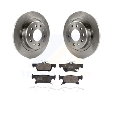 Rear Brake Rotor & Ceramic Pad Kit For 2016-2019 Buick Envision With 288mm Diameter K8T-102976