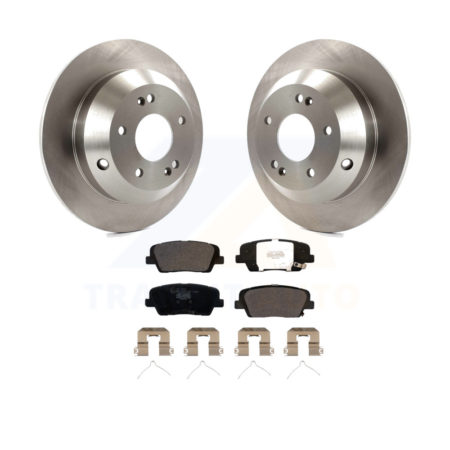 Rear Disc Brake Rotors And Ceramic Pads Kit For Kia Sorento Hyundai Santa Fe Sport XL K8T-102983