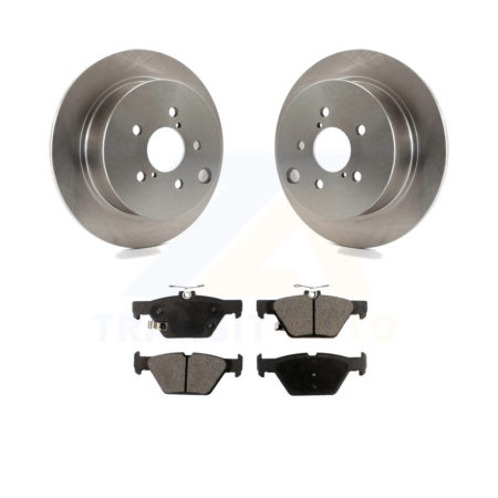Rear Disc Brake Rotors And Ceramic Pads Kit For Subaru Crosstrek K8T-102987