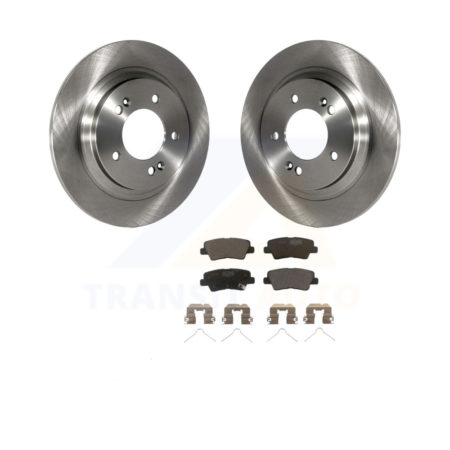 Rear Disc Brake Rotors And Ceramic Pads Kit For Kia Niro Hyundai Ioniq Soul EV K8T-102988