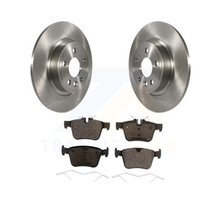 Rear Disc Brake Rotors And Ceramic Pads Kit For Land Rover Discovery Sport Jaguar E-Pace K8T-103023