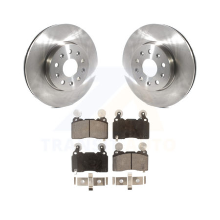 Front Disc Brake Rotors And Ceramic Pads Kit For Cadillac CTS Chevrolet Camaro K8T-103035