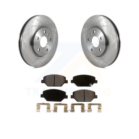 Front Disc Brake Rotors And Ceramic Pads Kit For Buick Envision Cadillac XT4 K8T-103038