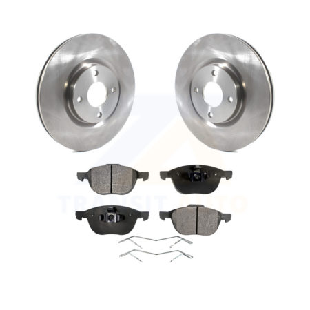 Front Disc Brake Rotors And Ceramic Pads Kit For 2018-2022 Ford EcoSport K8T-103041