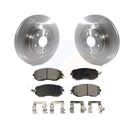 Front Brake Rotor Ceramic Pad Kit For Subaru Forester Impreza Outback XV Crosstrek Legacy K8T-103046