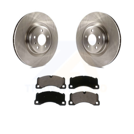 Front Disc Brake Rotors And Ceramic Pads Kit For 2017 Porsche Macan Base K8T-103049