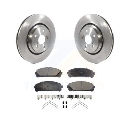 Front Disc Brake Rotor Ceramic Pad Kit For Lexus RX350 RX450h Toyota RX350L Camry RX450hL K8T-103063
