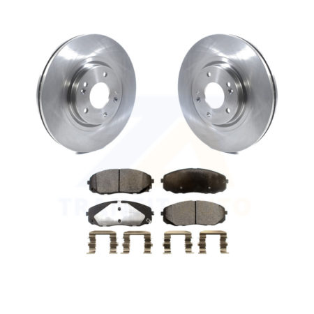 Front Disc Brake Rotors And Ceramic Pads Kit For 2015-2020 Kia Sedona K8T-103066