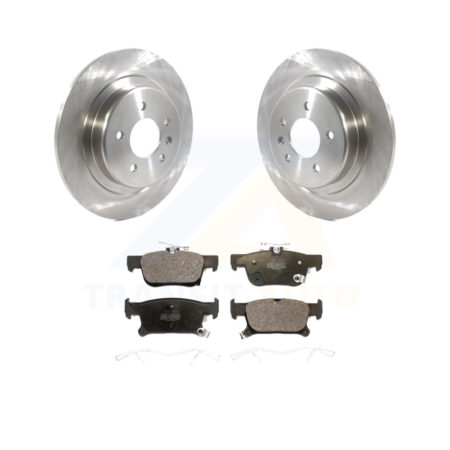 Rear Brake Rotor & Ceramic Pad Kit For 2016-2018 Buick Envision With 315mm Diameter K8T-103151