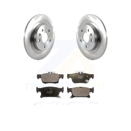 Rear Brake Rotor & Ceramic Pad Kit For 2019-2020 Buick Envision With 315mm Diameter K8T-103153
