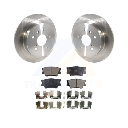 Rear Disc Brake Rotors And Ceramic Pads Kit For Toyota Camry K8T-103166