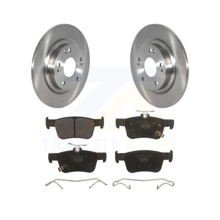 Rear Disc Brake Rotors And Ceramic Pads Kit For Honda Civic K8T-103168