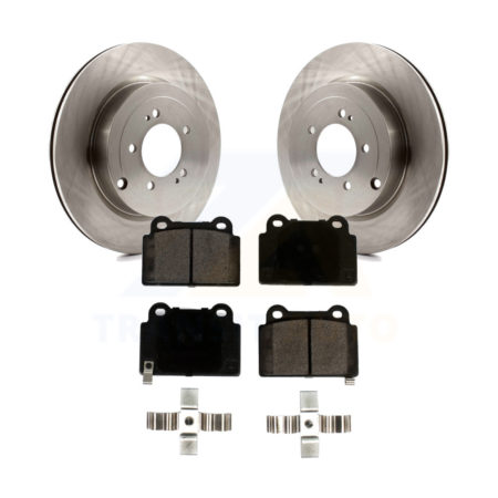 Rear Disc Brake Rotors And Ceramic Pads Kit For Mitsubishi Lancer K8T-103201