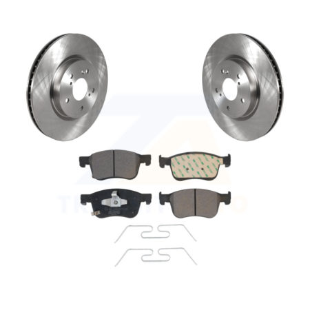 Front Disc Brake Rotors And Ceramic Pads Kit For Honda Accord Acura Civic Integra K8T-103215