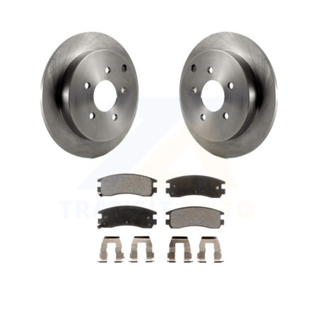 Rear Brake Rotor & Ceramic Pad Kit For Buick Rendezvous Chevrolet Venture Pontiac Montana K8T-103267