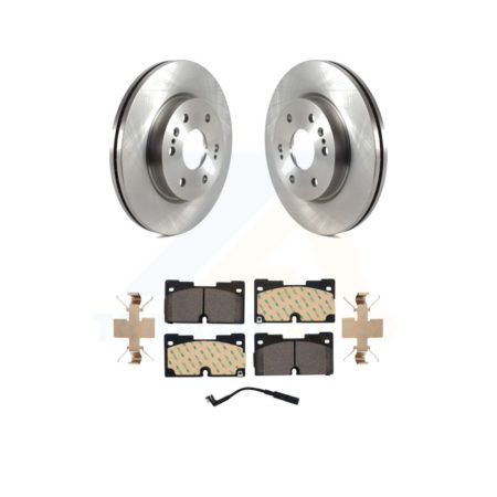 Front Brake Rotors Ceramic Pad Kit For Chevrolet Silverado 1500 GMC Sierra Cadillac Tahoe K8T-103414
