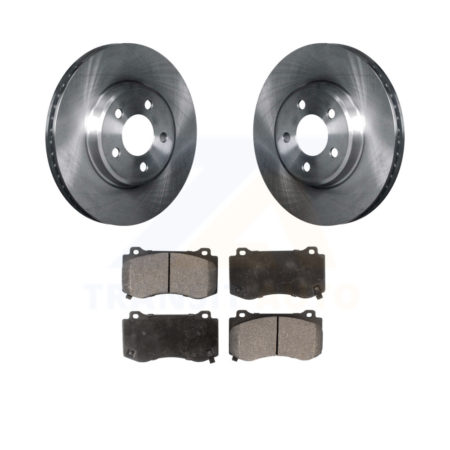 Front Disc Brake Rotors And Ceramic Pads Kit For 2019 Dodge Charger GT With Brembo Brakes K8T-103426