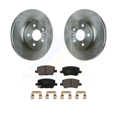 Front Disc Brake Rotors And Ceramic Pads Kit For 2018-2020 Chevrolet Sonic K8T-103427
