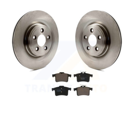 Rear Disc Brake Rotors And Ceramic Pads Kit For Jaguar XKR XJR XKR-S K8T-103443
