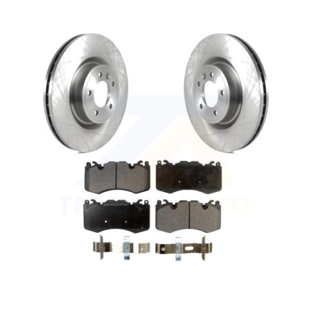 Front Brake Rotors & Ceramic Pad Kit For Land Rover Range Sport With 363mm Diameter Rotor K8T-103820
