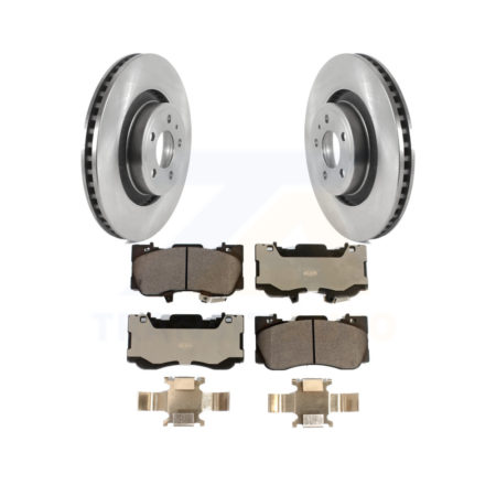 Front Disc Brake Rotors And Ceramic Pads Kit For Ford Mustang K8T-103825