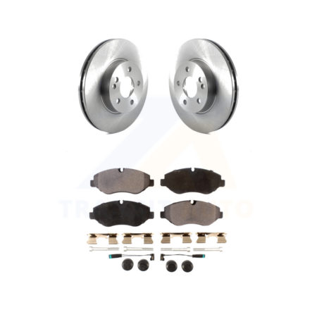 Front Disc Brake Rotors And Ceramic Pads Kit For 2016-2020 Mercedes-Benz Metris K8T-103844