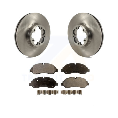 Front Disc Brake Rotors And Ceramic Pads Kit For Ford Transit-350 HD K8T-103847