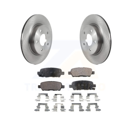 Rear Disc Brake Rotors And Ceramic Pads Kit For Nissan Rogue Sport LEAF Qashqai K8T-103898