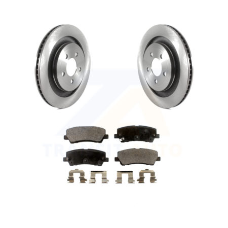 Rear Disc Brake Rotors And Ceramic Pads Kit For Ford Mustang K8T-103904