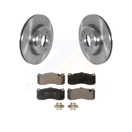 Front Disc Brake Rotors And Ceramic Pads Kit For BMW 135i 135is K8T-103946