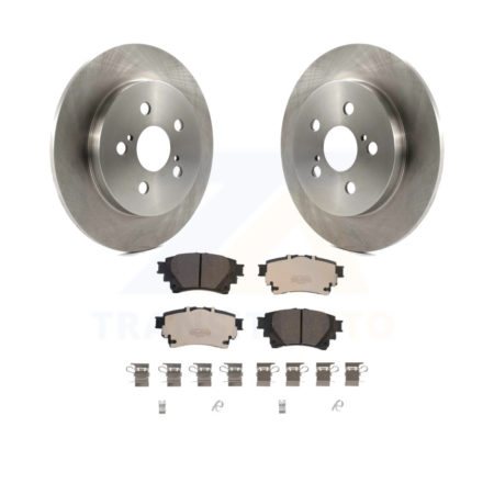 Rear Brake Rotor Ceramic Pad Kit For 2019 Toyota Corolla 1.8L With Electric Parking K8T-104006