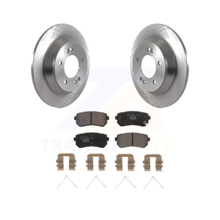 Rear Disc Brake Rotors And Ceramic Pads Kit For Hyundai Kona K8T-104007