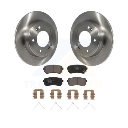 Rear Disc Brake Rotors And Ceramic Pads Kit For Hyundai Kona K8T-104008