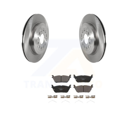 Rear Disc Brake Rotors And Ceramic Pads Kit For Ram 1500 K8T-104017